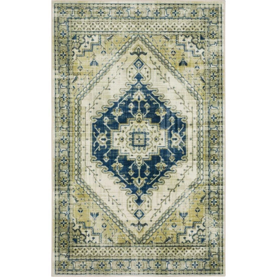 Cheapest ๐ Mohawk Home Apeley Distressed Medallion Area Rug Navy ๐ 4 Cheapest ๐ Mohawk Home Apeley Distressed Medallion Area Rug Navy ๐ - Image 4