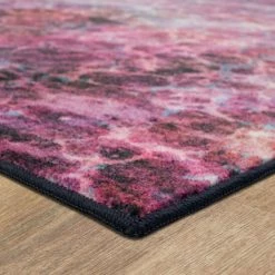 New ❤️ Mohawk Home Fractal Abstract Area Rug Purple 👍 -Mohawk Home shop unnamed file 1016