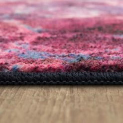 New ❤️ Mohawk Home Fractal Abstract Area Rug Purple 👍 -Mohawk Home shop unnamed file 1019