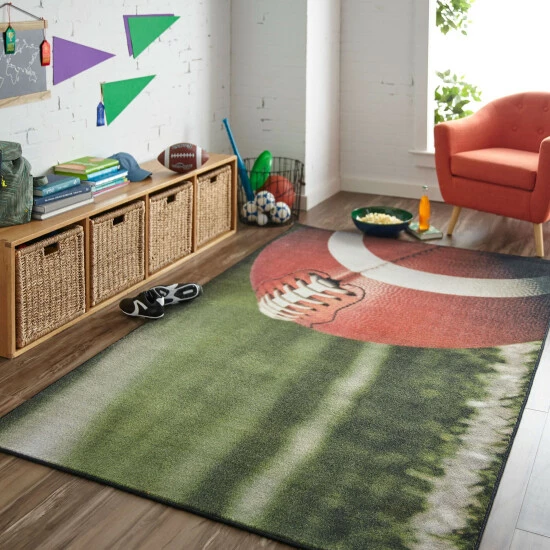 Budget โ Mohawk Home Football Field Sports Area Rug Brown/white/green ๐ 1 Budget โ Mohawk Home Football Field Sports Area Rug Brown/white/green ๐