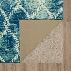 Hot Sale 😀 Mohawk Home Diamond Rope Aqua Area Rug 💯 -Mohawk Home shop unnamed file 1080