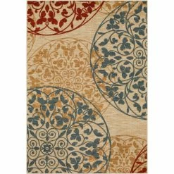 Deals ❤️ Mohawk Home Medallones Area Rug Tan/grey ✔️ -Mohawk Home shop unnamed file 1120