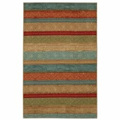 Cheapest ❤️ Mohawk Home Samsun Batik Stripe Area Rug Brown/blue 😀