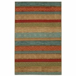 Cheapest ❤️ Mohawk Home Samsun Batik Stripe Area Rug Brown/blue 😀 -Mohawk Home shop unnamed file 1134