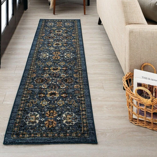 Promo ⭐ Mohawk Home Danvers Ornamental Area Rug Blue 🤩 2 Promo ⭐ Mohawk Home Danvers Ornamental Area Rug Blue 🤩 - Image 2