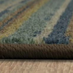 Budget 🌟 Mohawk Home Santos Blue Transitional Striped Area Rug ⌛ -Mohawk Home shop unnamed file 1156