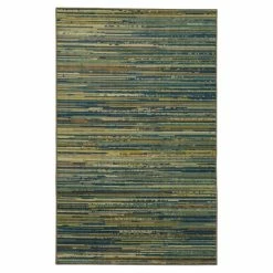 Budget 🌟 Mohawk Home Santos Blue Transitional Striped Area Rug ⌛ -Mohawk Home shop unnamed file 1158