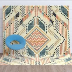 Deals 👍 Mohawk Home Diamond Echo Natural Area Rug 🎁