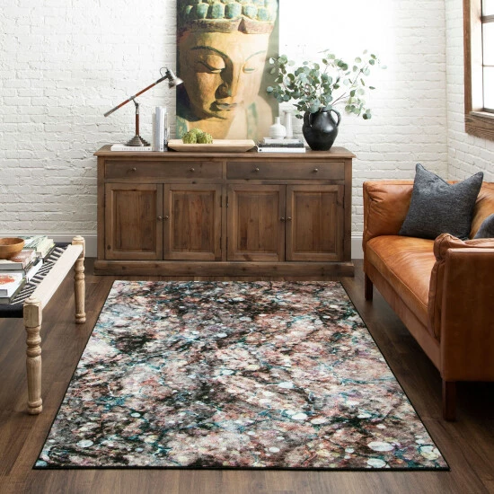 Cheapest โ Mohawk Home Layered Marble Abstract Area Rug Graphite ๐ 3 Cheapest โ Mohawk Home Layered Marble Abstract Area Rug Graphite ๐ - Image 3