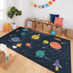 Cheapest 🥰 Mohawk Home Planet Solar System Kids Area Rug ⭐