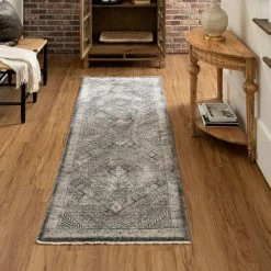 New 🎉 Mohawk Home Branley Distressed Geometric Medallion Area Rug 🧨