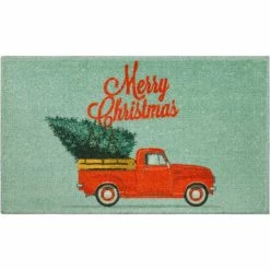 Cheap ⭐ Mohawk Home Merry 🎅 Christmas Truck Multi Area Rug Blue/red 🧨