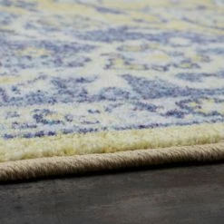 Promo 🎁 Mohawk Home Flint Area Rug Blue/yellow 🎁 -Mohawk Home shop unnamed file 1521