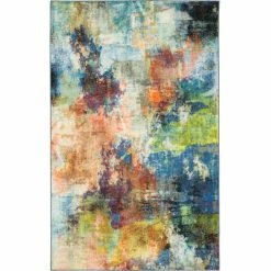 Discount ❤️ Mohawk Home Decollage Abstract Area Rug Green/teal 🎉 -Mohawk Home shop unnamed file 160