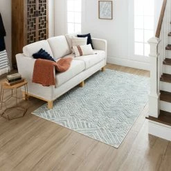 Top 10 ✔️ Mohawk Home Zig Zag Tribal Stripe Area Rug Slate 🥰 -Mohawk Home shop unnamed file 1602