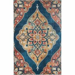 Best deal 💯 Mohawk Home Pazima Floral Medallion Area Rug 🤩 -Mohawk Home shop unnamed file 1618