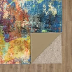 Discount ❤️ Mohawk Home Decollage Abstract Area Rug Green/teal 🎉 -Mohawk Home shop unnamed file 162
