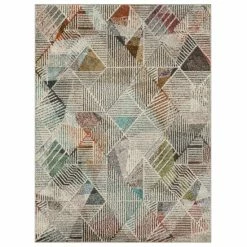 Promo 😍 Mohawk Home Cantu Geometric Striped Contemporary Area Rug 💯 -Mohawk Home shop unnamed file 1642