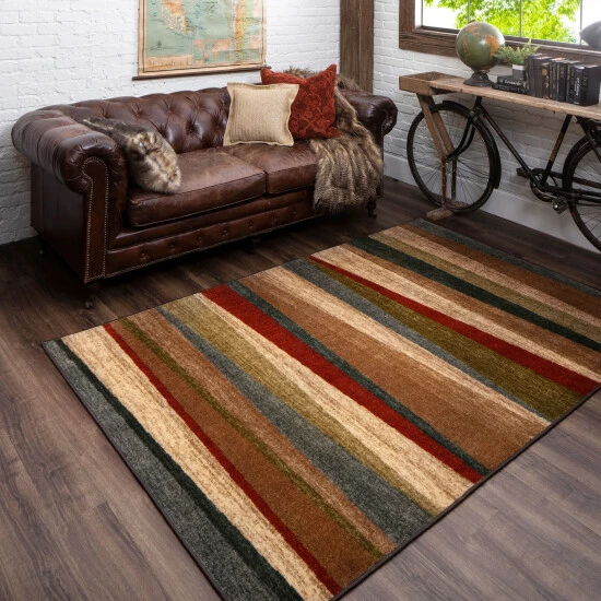 Flash Sale ๐ Mohawk Home Mayan Sunset Sierra Multicolor Stripe Area Rug โค๏ธ 1 Flash Sale ๐ Mohawk Home Mayan Sunset Sierra Multicolor Stripe Area Rug โค๏ธ
