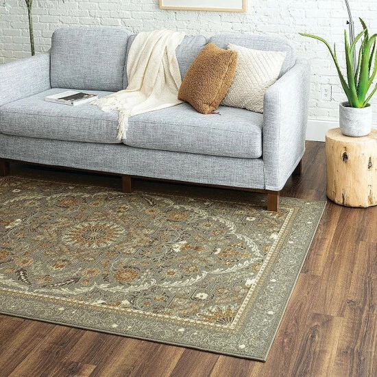 Best Sale ๐ Mohawk Home Fennimore Ornamental Medallion Area Rug Grey โ 4 Best Sale ๐ Mohawk Home Fennimore Ornamental Medallion Area Rug Grey โ - Image 4