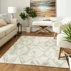 Budget 💯 Mohawk Home Trilateral Abstract Geometric Area Rug Grey ✨