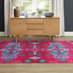 Discount ✔️ Mohawk Home Eidenau Aztec Southwestern Tribal Area Rug Seafoam 😀 -Mohawk Home shop unnamed file 1675