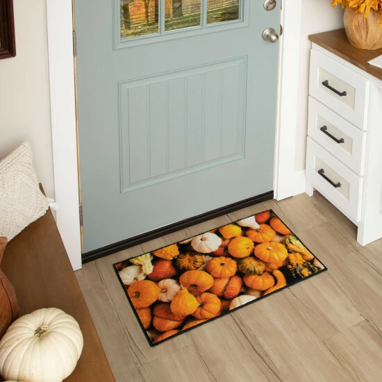 New ๐ฅ Mohawk Home Multi-Color Gourds Multi Area Rug Orange/red โญ 2 New ๐ฅ Mohawk Home Multi-Color Gourds Multi Area Rug Orange/red โญ - Image 2