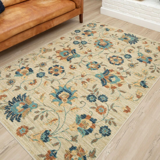 Flash Sale ๐คฉ Mohawk Home Ava Beige Transitional Floral Area Rug ๐ 2 Flash Sale ๐คฉ Mohawk Home Ava Beige Transitional Floral Area Rug ๐ - Image 2