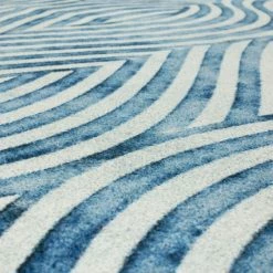 Best reviews of ⌛ Mohawk Home Gordan Abstract Stripe Blue Area Rug 👍 -Mohawk Home shop unnamed file 1718