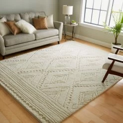 Coupon 🧨 Mohawk Home Nomad Vado High/ Low Geometric Area Rug Grey 🥰
