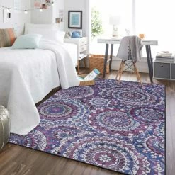 Best reviews of 🥰 Mohawk Home Florence Floral Medallion Area Rug Purple ⌛ -Mohawk Home shop unnamed file 1761