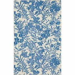 Buy ✔️ Mohawk Home Floral Stencil Blue Area Rug 😍 -Mohawk Home shop unnamed file 1793