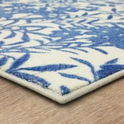 Buy ✔️ Mohawk Home Floral Stencil Blue Area Rug 😍 -Mohawk Home shop unnamed file 1794