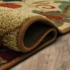 Promo 🔔 Mohawk Home Strata Tropical Floral Paisley Area Rug Tan/red ✨ -Mohawk Home shop unnamed file 1824