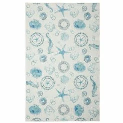 Brand new 🧨 Mohawk Home Seaside Splash Coastal Area Rug 🔔