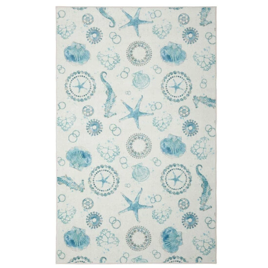 Brand new ๐งจ Mohawk Home Seaside Splash Coastal Area Rug ๐ 1 Brand new ๐งจ Mohawk Home Seaside Splash Coastal Area Rug ๐