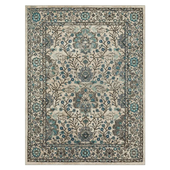 Budget ๐ Mohawk Home Bonilla Floral Ornamental Area Rug ๐ 3 Budget ๐ Mohawk Home Bonilla Floral Ornamental Area Rug ๐ - Image 3