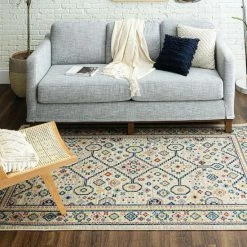 Outlet ⭐ Mohawk Home Epimetheus Ornamental Border Area Rug Green 👍 -Mohawk Home shop unnamed file 1886