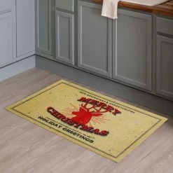 Coupon 👍 Mohawk Home Deer 🎁 Christmas Beige Kitchen Mat 🎁