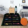 Brand new 🌟 Mohawk Home Neon Tunes Guitar Kids Playroom Area Rug 💯