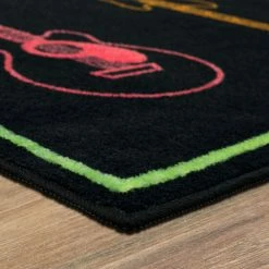 Brand new 🌟 Mohawk Home Neon Tunes Guitar Kids Playroom Area Rug 💯 -Mohawk Home shop unnamed file 1908