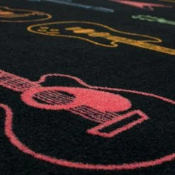 Brand new 🌟 Mohawk Home Neon Tunes Guitar Kids Playroom Area Rug 💯 -Mohawk Home shop unnamed file 1910