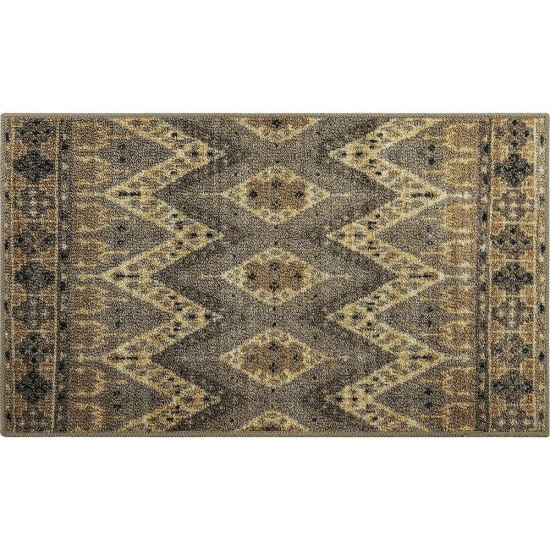 Brand new ๐ Mohawk Home Saddlebrooke Ornamental Diamond Area Rug Grey โญ 4 Brand new ๐ Mohawk Home Saddlebrooke Ornamental Diamond Area Rug Grey โญ - Image 4