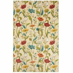 Best Pirce 🔔 Mohawk Home Spiced Beauties Floral Area Rug Beige/green/teal 💯