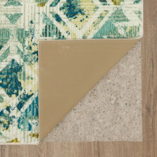 Promo ⭐ Mohawk Home Danae Distressed Boho Diamond Abstract Area Rug Blue/white/gold 🧨 5 Promo ⭐ Mohawk Home Danae Distressed Boho Diamond Abstract Area Rug Blue/white/gold 🧨 - Image 5