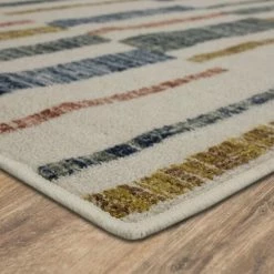 Best Pirce 👍 Mohawk Home Riverbend Geometric Stripe Area Rug Multi 🌟 -Mohawk Home shop unnamed file 2076