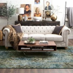 Flash Sale ⭐ Mohawk Home Osgar Blue Area Rug ✔️