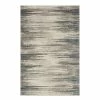 Promo 🌟 Mohawk Home Urban Stripe High Low Machine Woven Area Rug Light Grey 🔔