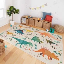 Budget 💯 Mohawk Home Dino Jungle Fun Eco-friendly Recycled Kids' Area Rug ⭐