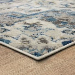 New ✔️ Mohawk Home Pandora Medallion High Low Machine Woven Floral Area Rug Grey ✨ -Mohawk Home shop unnamed file 2159